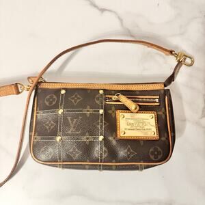 Louis Vuitton Monogram Riveting Pochette Crossbody